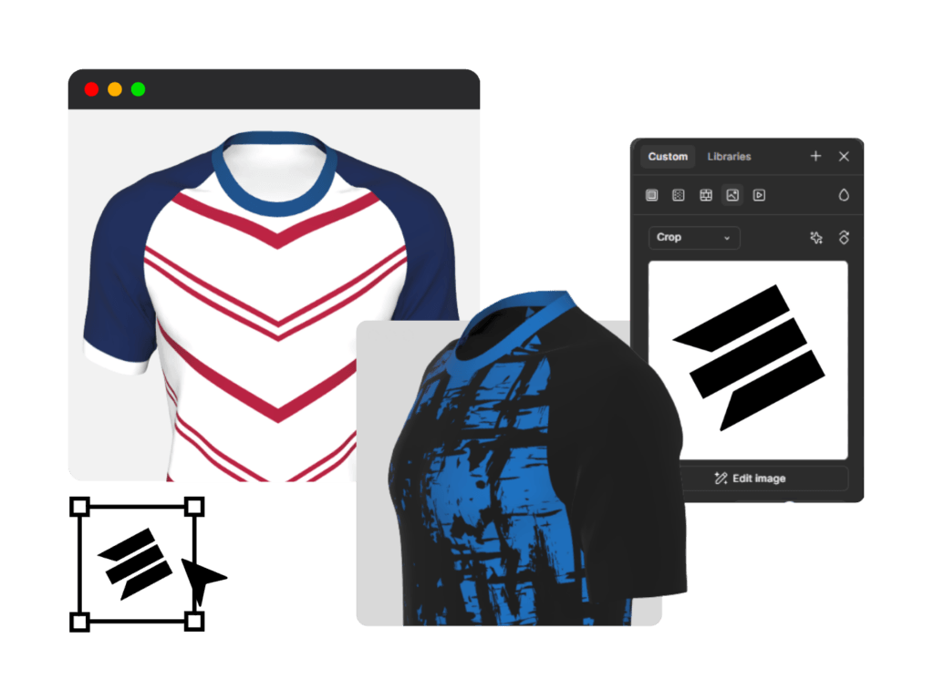 Upload Logos and Graphics