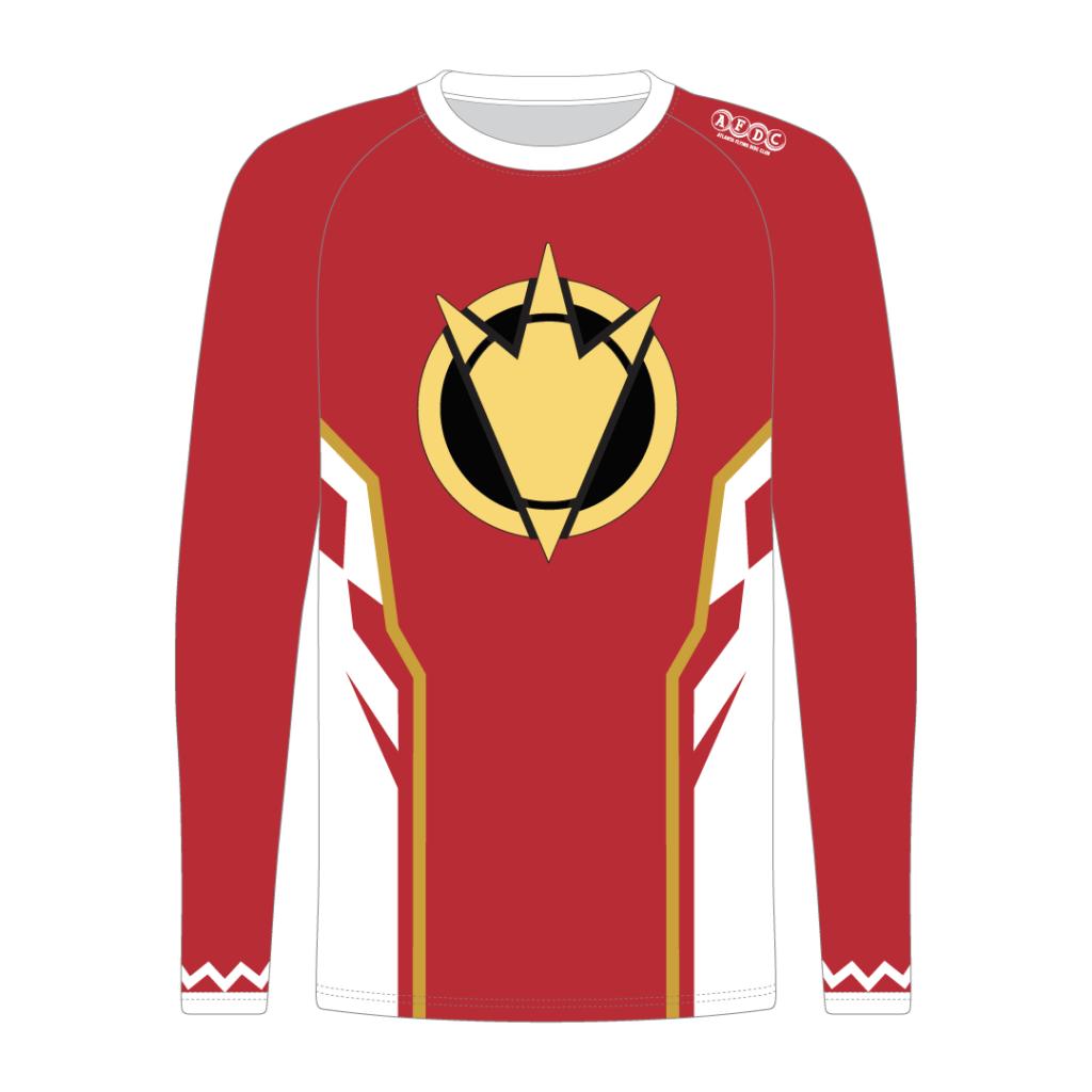 Power Rangers Long Sleeve - Red | Edgy Sport
