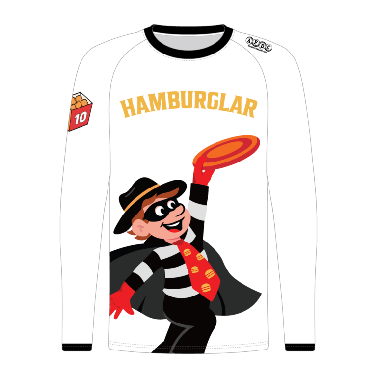 Hamburglar Long Sleeve Jersey White