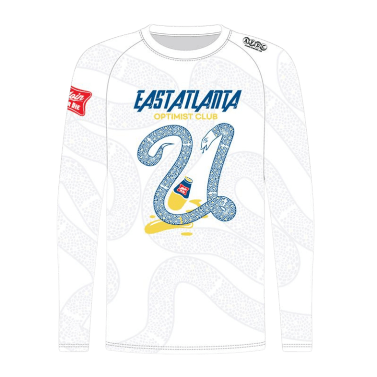 East Atlanta Optimist Club Long Sleeve Jersey White