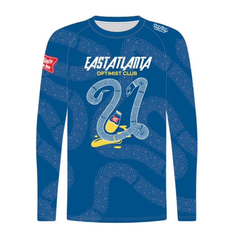 East Atlanta Optimist Club Long Sleeve Jersey Blue